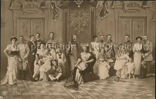 Adel Preussen Deutsches Kaiserhaus Wilhelm II. Kaiserin Auguste Viktoria Kat. Koenigshaeuser