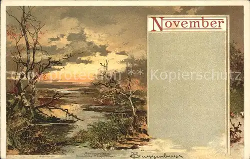 Monatskarte November Kuenstlerkarte Thomas Guggenberger  Kat. Besonderheiten