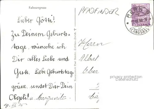 Pfadfinder Fahnengruss Kat. Jugend