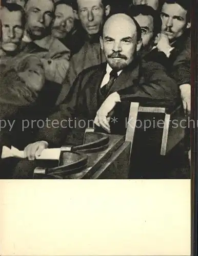 Politiker Wladimir Iljitsch Lenin 10th All Russian Conference Russian Communist Party Moscow 1921 Kat. Politik