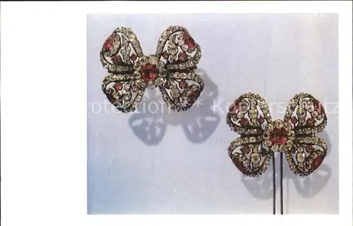 Schmuck Brooch Hairpin 1760 USSR Diamond Fund Kat. Mode