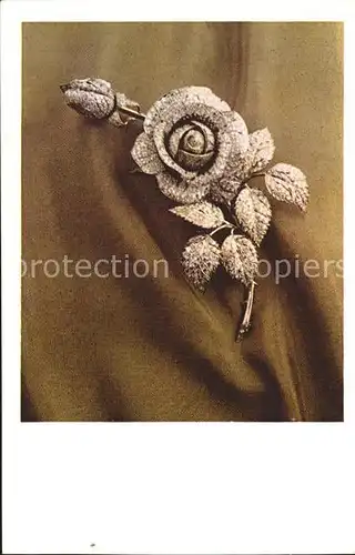 Schmuck Rose Ornaments Brillants USSR Diamond Fund  Kat. Mode