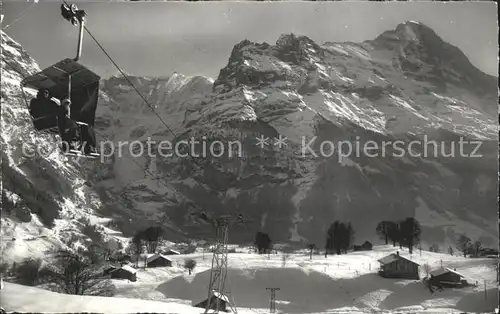 Sessellift Grindelwald First Fiescherhoerner Hoernli Eiger  Kat. Bahnen