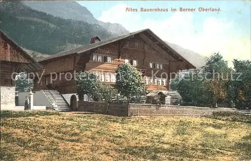 Bauernhaus Berner Oberland  Kat. Landwirtschaft