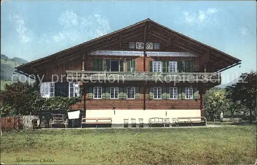 Bauernhaus Schweizer Chalet  Kat. Landwirtschaft