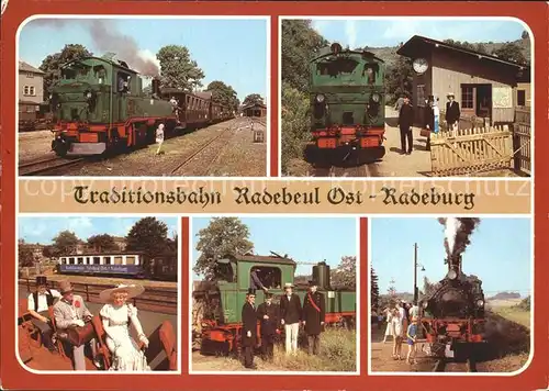 Lokomotive Traditionsbahn Radebeul Ost Radeburg Zugpersonal  Kat. Eisenbahn