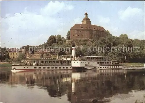 Dampfer Seitenrad Dresden Weisse Flotte  Kat. Schiffe