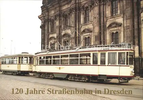 Strassenbahn Grosser Hecht Nr. 1716 120 Jahre Strassenbahn Dresden  Kat. Strassenbahn