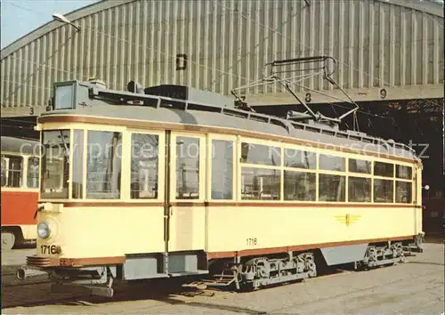 Strassenbahn Triebwagen Grosser Hecht Verkehrsbetriebe Stadt Dresden Kat. Strassenbahn