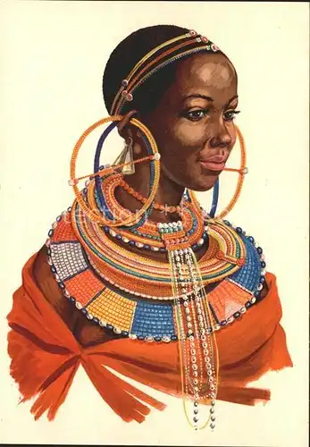 Typen Afrika Masai Woman  / Typen /