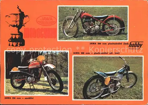 Motorrad Hobby Pohlednice Motocykly Jawa  Kat. Zweiraeder