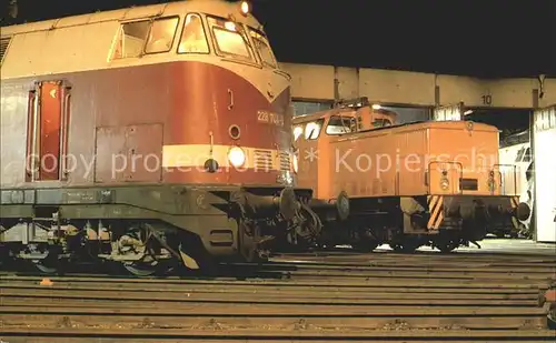 Lokomotive Diesellokomotiven 228 704 3 344 007 0 Betriebshof Arnstadt  Kat. Eisenbahn