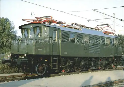 Lokomotive E Lok E0420 Ausbesserungswerk Muenchen Freimann  Kat. Eisenbahn