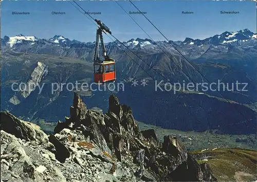 Seilbahn Fiesch Eggishorn Wallis Kat. Bahnen