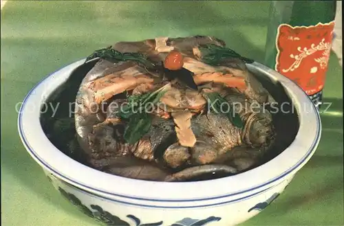 Lebensmittel Broth with Soft-shelled Turtlesof the Wei River China  / Lebensmittel /