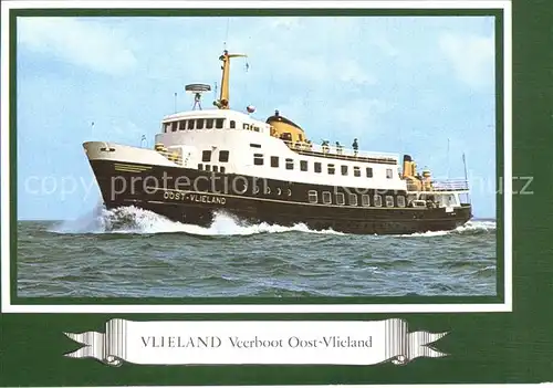 Faehre Vlieland Veerboot Oost Vlieland  Kat. Schiffe