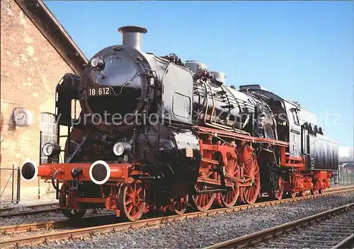 Lokomotive Dampf Schnellzuglokomotive 18612 Deutsche Bahn  Kat. Eisenbahn
