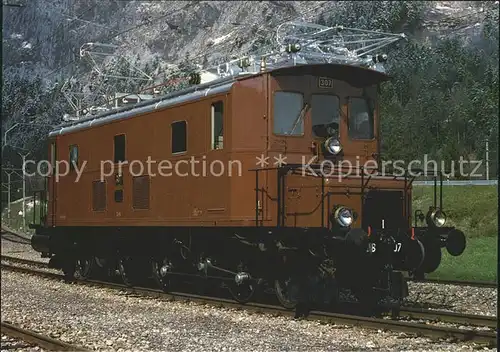 Lokomotive Ce 4 6 307 Erlenbach Zweisimmen Bahn  Kat. Eisenbahn