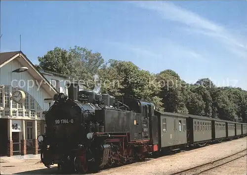 Lokomotive Der Rasende Roland Binz Insel Ruegen Kat. Eisenbahn