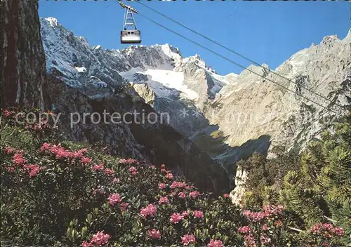 Seilbahn Garmisch Osterfelder Hoellental Zugspitze Kat. Bahnen