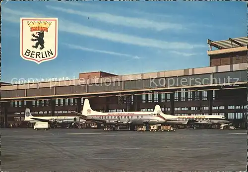 Flughafen Airport Aeroporto Berlin Flugzeug British European Airways  Kat. Flug