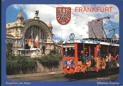 Strassenbahn Ebbelwei Express Frankfurt am Main Kat. Strassenbahn