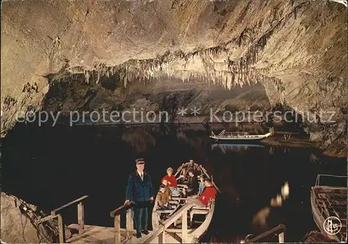 Hoehlen Caves Grottes Han sur Lesse Embarquement  Kat. Berge
