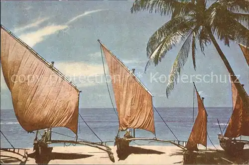 Fischerei Fishing Boats Sri Lanka Kat. Handwerk