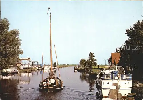 Boote Ossenzijl Richting Friesland  Kat. Schiffe