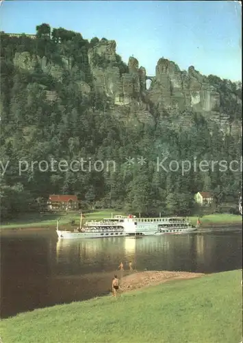 Motorschiffe Bastei Saechsische Schweiz Kat. Schiffe