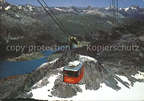 Seilbahn Corvatsch Silvaplana St. Moritz Kat. Bahnen