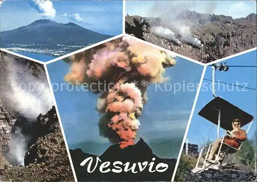 Vulkane Geysire Vulcans Geysers Vesuvio Napoli Sessellift Kat. Natur