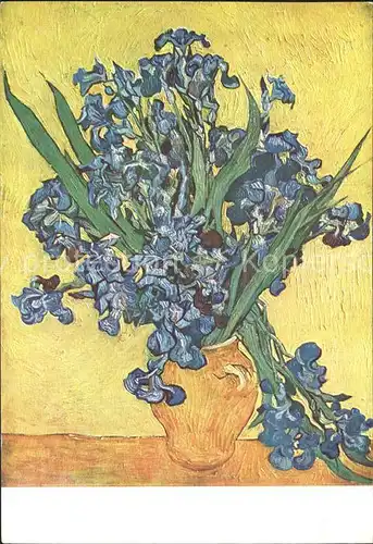 Van Gogh Vincent De Irissen Schwertlilien  Kat. Kuenstlerkarte