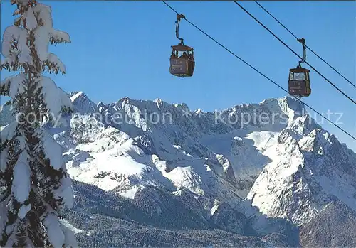 Seilbahn Wankbahn Garmisch Partenkirchen Zugspitzgruppe Kat. Bahnen