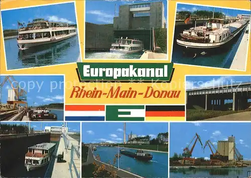 Motorschiffe Europakanal Rhein Main Donau Kat. Schiffe