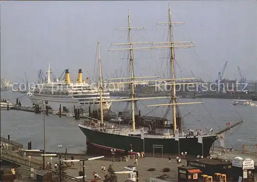 Segelschiffe Rickmer Rickmers Hafen Hamburg Faehre  Kat. Schiffe