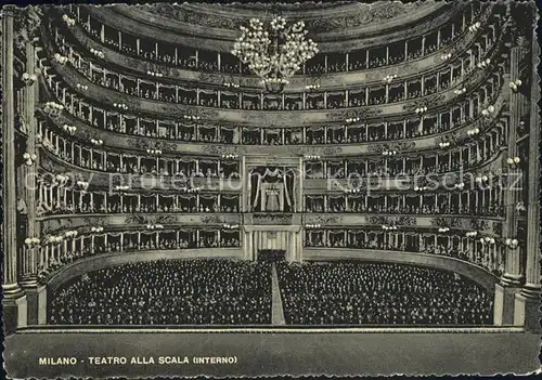 Theater Milano Teatro alla Scala  Kat. Theater