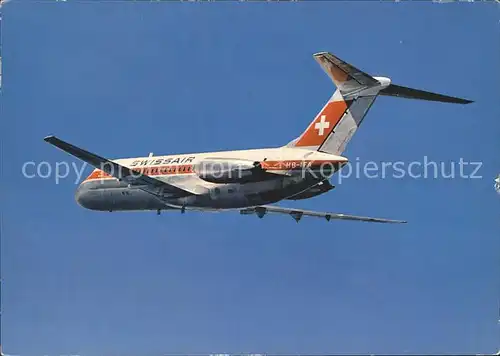 Swissair DC 9 HB IFA  Kat. Flug