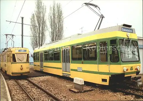 Strassenbahn Ligne TN Neuchatel Boudry Be 4 4 501 Be 4 6 591 Kat. Strassenbahn