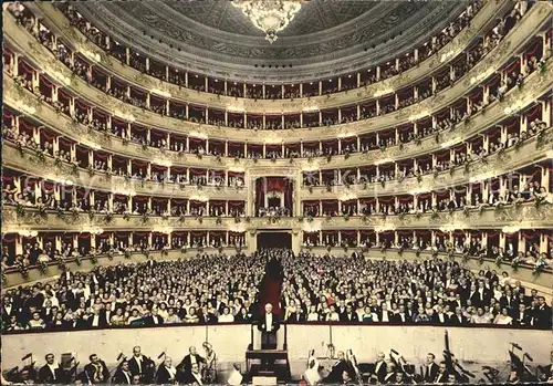 Theater Milano Teatro alla Scala Interno  Kat. Theater