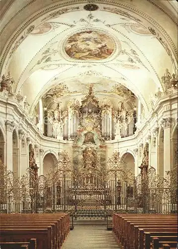 Kirchenorgel Kloster Fischingen Schweiz Kat. Musik