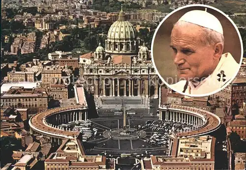 Papst Giovanni Paolo II. Vaticano Kat. Religion