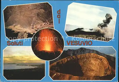 Vulkane Geysire Vulcans Geysers Vesuvio Interno del Cratere Napoli  Kat. Natur