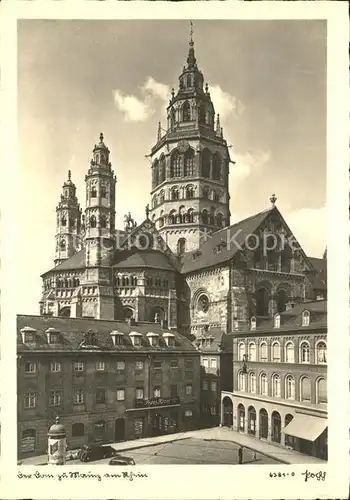 Foto Popp Nr. 6381-0 Dom Mainz  / Fotografie /