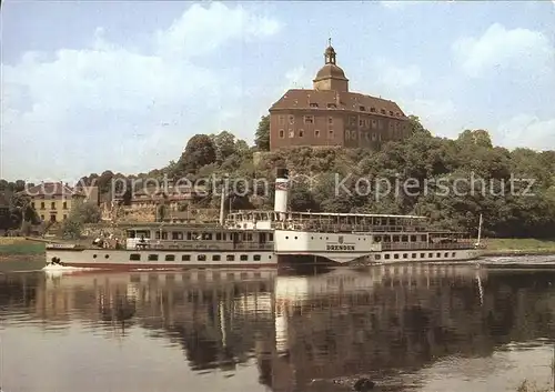 Dampfer Seitenrad Dresden Weisse Flotte  / Schiffe /