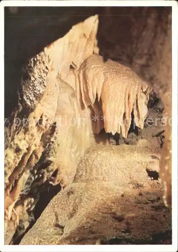 Hoehlen Caves Grottes Drachenhoehle Syrau Versteinerter Wasserfall / Berge /