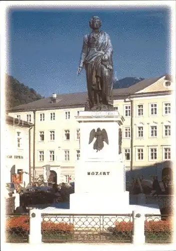 Mozart Wolfgang Amadeus Denkmal Mozartplatz Salzburg / Komponist /