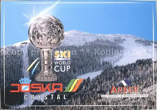 Skisport Ski World-Cup Pokal Joska Crystal Waldglashuette Arber  / Sport /