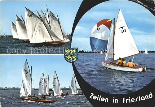 Segelboote Zeilen in Friesland Eernewoude / Schiffe /