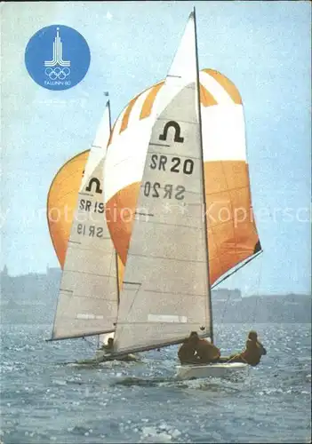 Segelboote Tallinn Olympische Sommerspiele  / Schiffe /